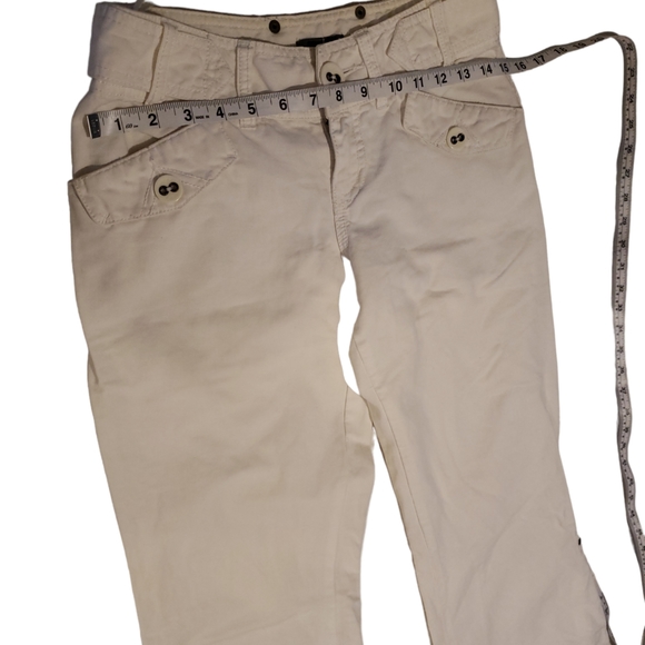 Mexx Women's Size 2 Flared White Jeans - Picture 4 of 7